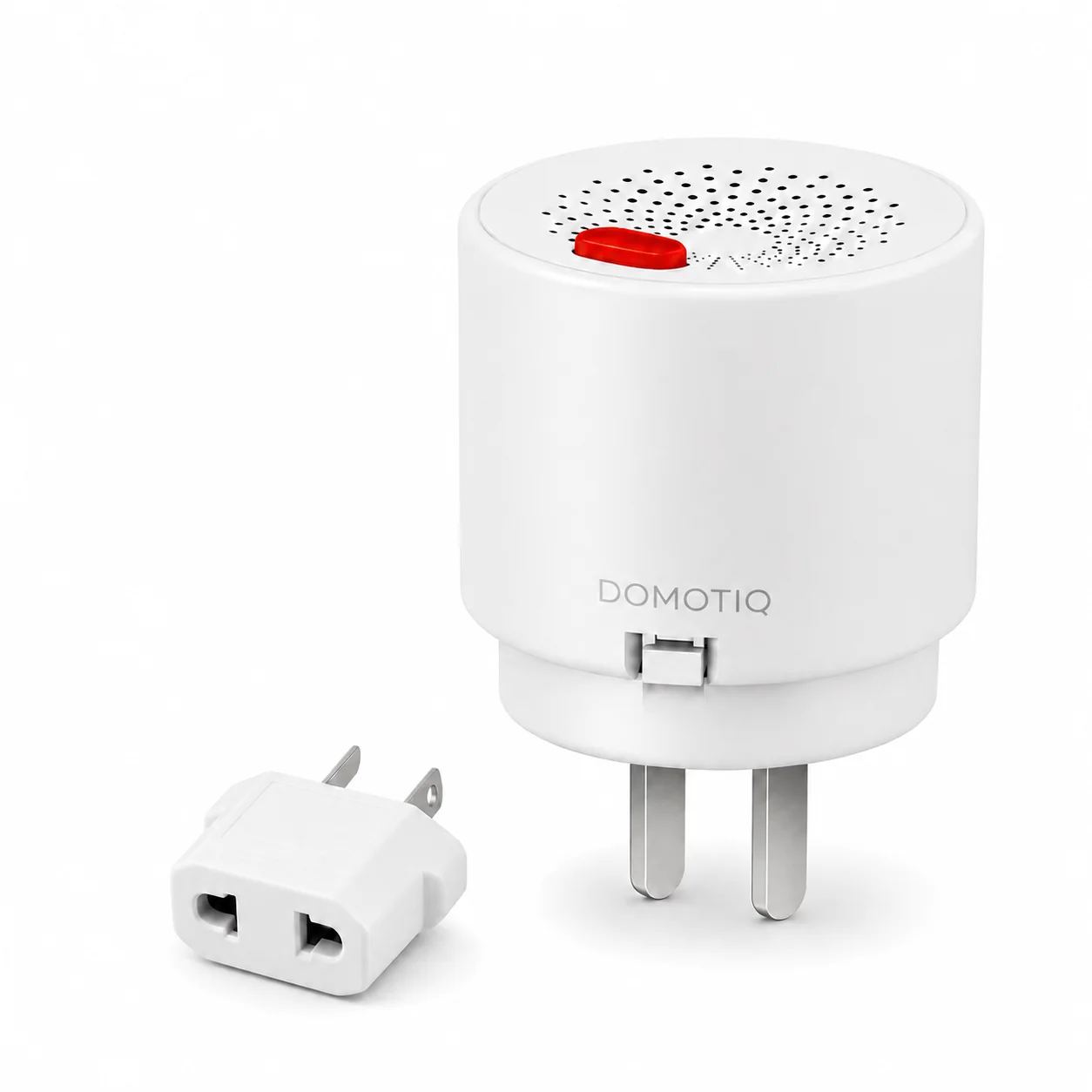 Detector WiFi de fuga de gas DomotIQ con adaptador para Argentina